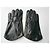 MAISON FABRE Glamouröse schwarze Lederhandschuhe 7,5 NEU - Ansicht 4