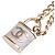 Collana a catena con motivo lucchetto Coco Mark di Chanel D'oro