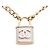 Collana a catena con motivo lucchetto Coco Mark di Chanel D'oro - vista 2