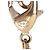 Collana a catena con motivo lucchetto Coco Mark di Chanel D'oro - vista 7