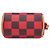 Portachiavi Mini Speedy Damier Pop di Louis Vuitton Marrone Rosso - vista 3