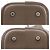 Borsa Picotin MM in pelle Taurillon Clemence di Hermès Marrone Taupe - vista 10