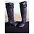 FENDI Black Textured Leather High Boots - view 2
