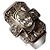 Autre Marque Anello Tank vintage bello Argento
