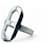Ring Hermès Bague en argent Hermes Ever Chaine d'Ancre PM Argenté  - vue 1