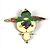 Set di fermagli per capelli Louis Vuitton Takashi Murakami Panda Onion Head Flower Multicolore - vista 4