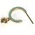 Orecchini Monogram Looping Charm M66074 di Louis Vuitton Rosa Blu D'oro - vista 5