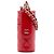 Chanel Rotes CC Gequiltetes Lack Lippenstiftetui