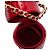 Chanel Rotes CC Gequiltetes Lack Lippenstiftetui - Ansicht 4