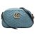 Gucci Blu Piccolo GG Marmont Matelassé Denim Perla Crossbody