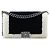Chanel Schwarz Alt Mittel Bicolor Schafsleder Boy Flap