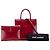 Bolsa Uptown pequena de couro vermelho da Saint Laurent - vista 10