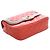 Chanel Rote Mini Stepp-Lammleder Zwei-Ton Tages-Clutch - Ansicht 5