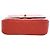 Chanel Rote Mini Stepp-Lammleder Zwei-Ton Tages-Clutch - Ansicht 7