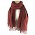 Hermès Stola in cashmere da uomo HERMES Marrone Rosso - vista 2
