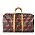 Borsa Boston Keepall 45 Monogramma Ciliegia Louis Vuitton Marrone Rosso