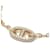 Hermès HERMES 18K Pink Gold Charm Bracelet with Diamonds Doré  - vue 2