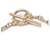 Hermès HERMES 18K Pink Gold Charm Bracelet with Diamonds Doré  - vue 3
