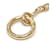 Hermès HERMES 18K Pink Gold Charm Bracelet with Diamonds Doré  - vue 4