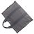 Hermès Her Line graue Canvas Tote Bag Braun - Ansicht 7