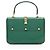 Mini-Top-Handle-Tasche Sylvie 1969 aus Lackleder von Gucci Grün - Ansicht 3