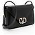 Valentino Garavani Borsa a Spalla Piccola in Pelle di Vitello Valentino Nero - vista 2