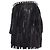 Mini falda de cuero con flecos Philipp Plein Negro - vista 3