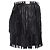 Mini falda de cuero con flecos Philipp Plein Negro - vista 4