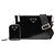 Bolsa de ombro de couro com placa de logo triangular Prada 2VH129 Preto - vista 7