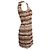 Vestido de tweed de Chanel con pelo de cabra Castaño - vista 4