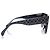 Alaïa Azzedine Alaia Black rectangular gradient sunglasses - view 3