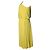 Vestido drapeado de un hombro en amarillo de Lanvin - vista 2