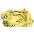 Vestido drapeado de un hombro en amarillo de Lanvin - vista 5