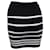 Falda de rayas elásticas Rag & Bone Negro  - vista 2