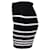 Falda de rayas elásticas Rag & Bone Negro  - vista 4