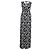 Abito maxi French Connection in bianco e nero
