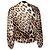 Top transparente con estampado de leopardo Roberto Cavalli Castaño - vista 2