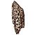 Top transparente con estampado de leopardo Roberto Cavalli Castaño - vista 4