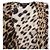 Top transparente con estampado de leopardo Roberto Cavalli Castaño - vista 6