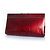 Jimmy Choo Clutch aus Pythonleder in metallischem Rot