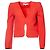 Blazer sin botones rojo coral de Vanessa Bruno Roja