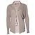 Zadig & Voltaire Cardigan mit Sicherheitsnadel Braun Beige