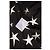 Autre Marque Schwarzes Wickelkleid mit Sternen - Ansicht 5