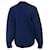Blauer Acne Rundhals-Pullover  - Ansicht 3