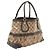 Bolsa Gucci GG Crystal Supreme Mix Marrom - vista 2