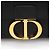 30 Montaigne Bolsa de Ombro Montaigne 30 em Couro de Bezerro Dior Preto - vista 9