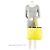 Borsa Remington in pelle goffrata Burberry Giallo - vista 5
