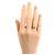 Timeless Chanel Camelia Pt950 Platin-Diamantring Silber Metallisch - Ansicht 7