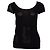 Top stretch de Chanel con logo de Chanel Negro