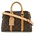 Borsa Monogram Soufflot BB Louis Vuitton Marrone